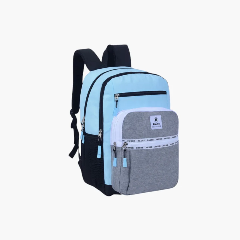 PAUSE Colourblock School Backpack for Kids
